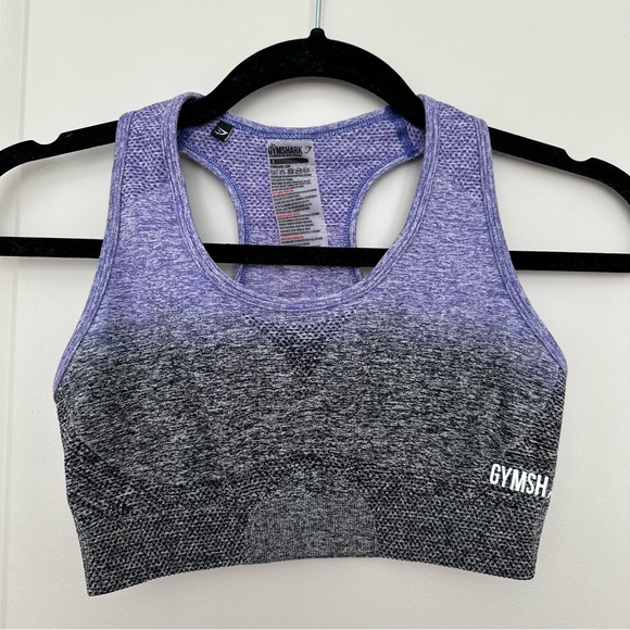 Gymshark Other - Gymshark Purple Gray Ombré Racerback Sports Bra